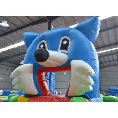 Evento comercial Inflable Parque de diversiones al aire libre Equipo para niños Tema Tom Jerry