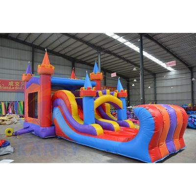 Accesorios de reparación de sopladores CE incluidos Bloques de construcción Casa de rebote inflable con tobogán