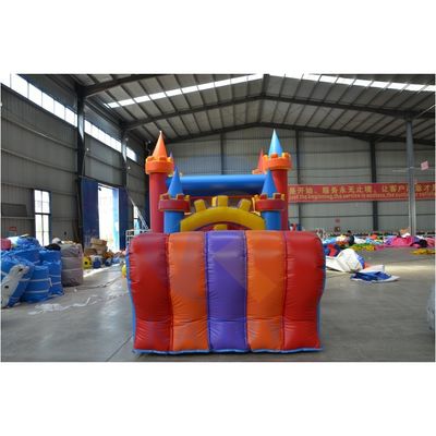 Accesorios de reparación de sopladores CE incluidos Bloques de construcción Casa de rebote inflable con tobogán