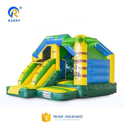 Casa de salto inflable portátil con tobogán pequeño Promoción de eventos comerciales