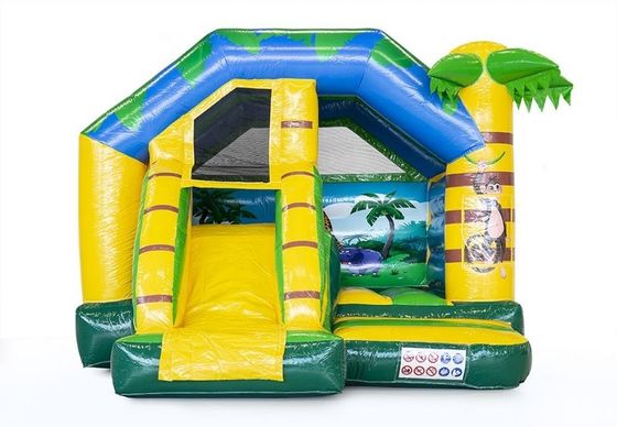 Casa de salto inflable portátil con tobogán pequeño Promoción de eventos comerciales