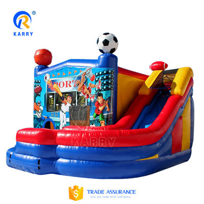 Dinosaurio comercial Castillo de tierra tobogán hinchable juguete unisex Género Entrega por mar / aire