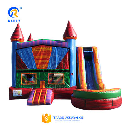 Dinosaurio comercial Castillo de tierra tobogán hinchable juguete unisex Género Entrega por mar / aire