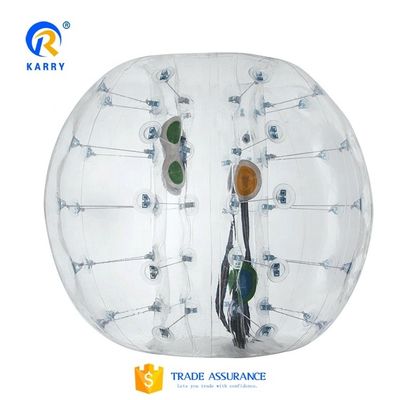 Niños y adultos Cuerpo humano PVC / pelotas para parachoques Juegos de pelota de agua con material TPU