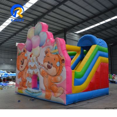 Diseño popular del oso de cumpleaños salpicador inflable para niños