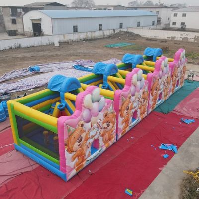 Diseño popular del oso de cumpleaños salpicador inflable para niños