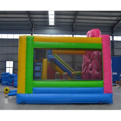 Diseño popular del oso de cumpleaños salpicador inflable para niños