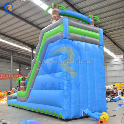 Logotipo Logotipo del cliente Una vía ancha de PVC Deslizador de piscina inflable para equipos de parque acuático