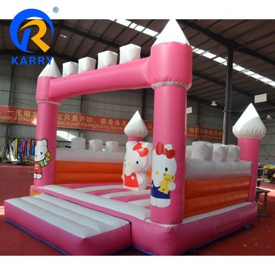 Festa de Niños Esenciales Casa Inalámbrica Inflable Rosa Kitty con Kit de Diseño y Reparación de Cut Cat