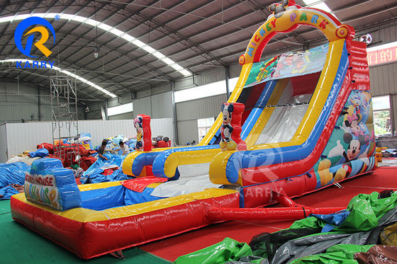 Casa de salto inflable de calidad comercial de PVC Castillo con impresión digital