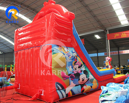 Casa de salto inflable de calidad comercial de PVC Castillo con impresión digital