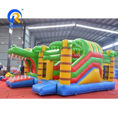 14 Años de Edad Rango portátil Inflable Puñetazo con deslizamiento Salto Castillo Moonwalk