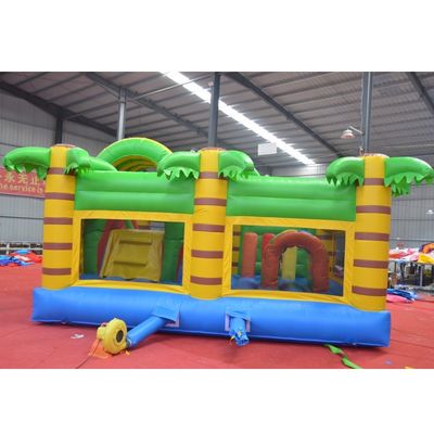 14 Años de Edad Rango portátil Inflable Puñetazo con deslizamiento Salto Castillo Moonwalk