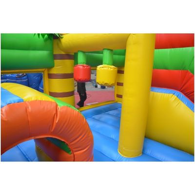 14 Años de Edad Rango portátil Inflable Puñetazo con deslizamiento Salto Castillo Moonwalk