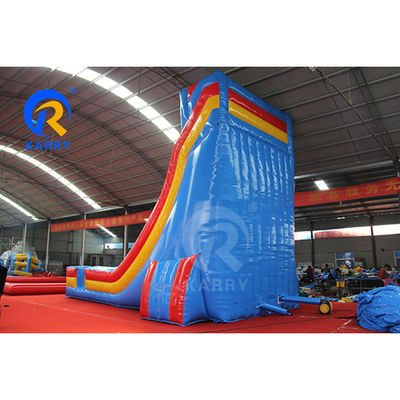 EN14960 Certificado de doble carril de deslizamiento del castillo de rebotes inflable para diversión acuática de niños