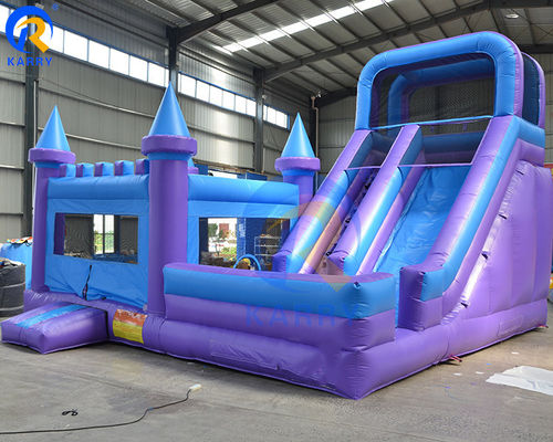 Jardín de juegos para niños Comic Marvel Castillos saltadores de PVC Jardín de salto Casa de salto con tobogán