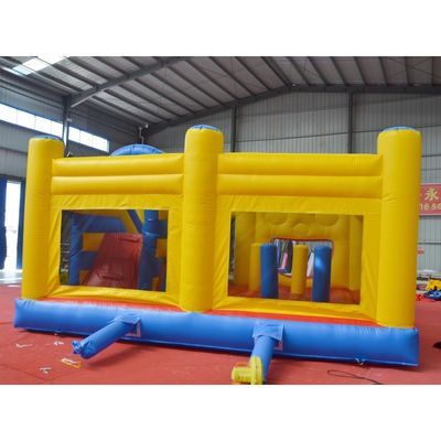 Diseño OEM aceptado Pikachu Bloqueador inflable Deslizamiento de agua de aire Salto castillo de salto