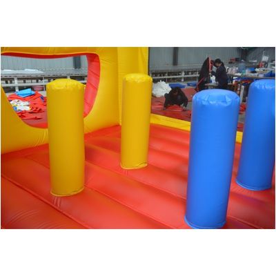Diseño OEM aceptado Pikachu Bloqueador inflable Deslizamiento de agua de aire Salto castillo de salto