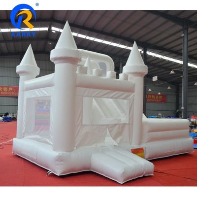 Castillo de salto inflable de boda con soplador de diapositivas CE y kit de reparación incluido