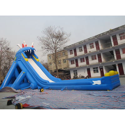 Impresión digital Custom Commercial PVC Tarpaulin deslizamiento de agua de salto en el aire para niños n adultos
