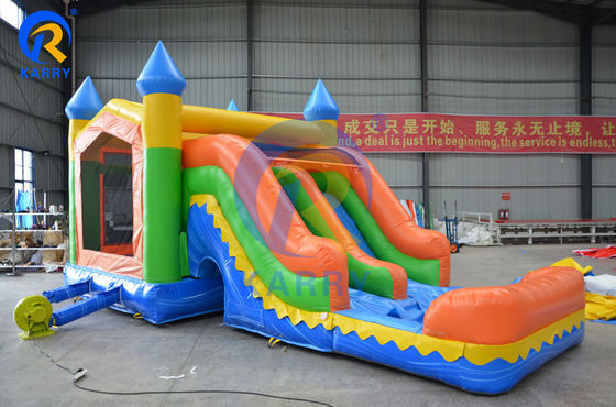 Centro Comercial Ocasión Moonwalk Casa de cohetes Puente inflable con color personalizado