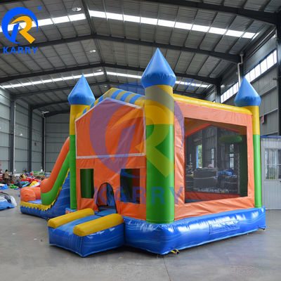Centro Comercial Ocasión Moonwalk Casa de cohetes Puente inflable con color personalizado