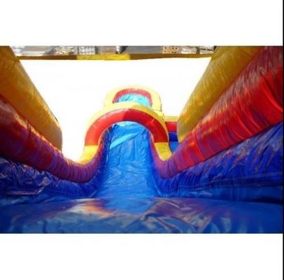 Jardín de juegos al aire libre Grandes toboganes Parque de diversiones de uso infantil PVC tobogán acuático KR-GS610