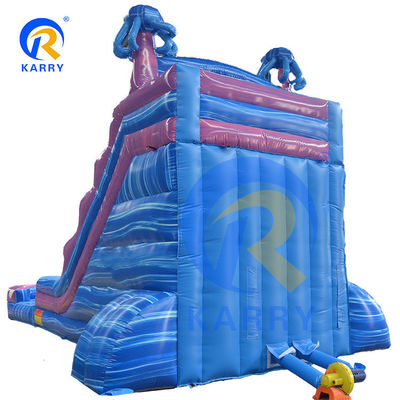 Salto castillo portero para adultos Medusa azul grande diseño mágico de 5 a 10 pasajeros permitidos