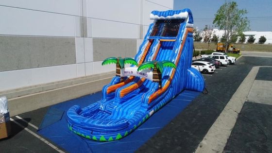 Oportunidad Juegos inflables comerciales Palma de mármol trampolín para juego al aire libre