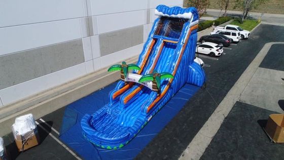 Oportunidad Juegos inflables comerciales Palma de mármol trampolín para juego al aire libre
