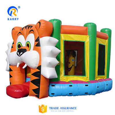 Castillo de color personalizado Slide Combo Casa de salto Inflable Castillo de tigre