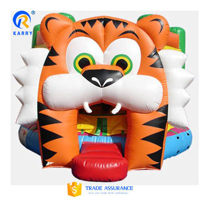 Castillo de color personalizado Slide Combo Casa de salto Inflable Castillo de tigre