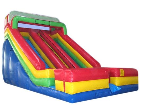 Deslizamiento de agua tropical inflable comercial con piscina La experiencia de diversión definitiva