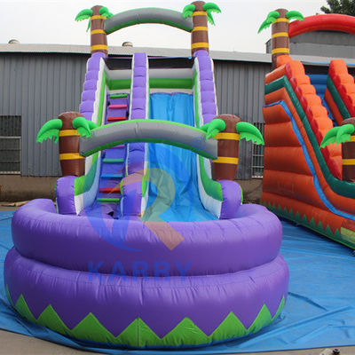 Oportunidad especial Deslizador Inflable para Niños 17FT H Deslizador Inflable de Agua para Centro Comercial