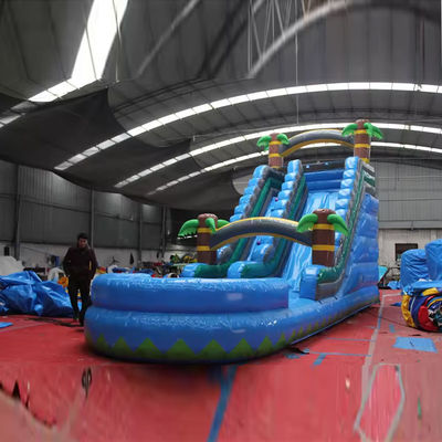 Oportunidad especial Deslizador Inflable para Niños 17FT H Deslizador Inflable de Agua para Centro Comercial
