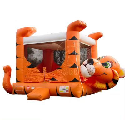 Portable Naughty Tiger Bounce House Inflable Jumping Castle con tobogán de la piscina de agua