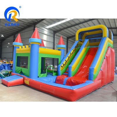 Deslizador de castillo inflable personalizable Combo PVC Gran deslizador de casa de rebote comercial