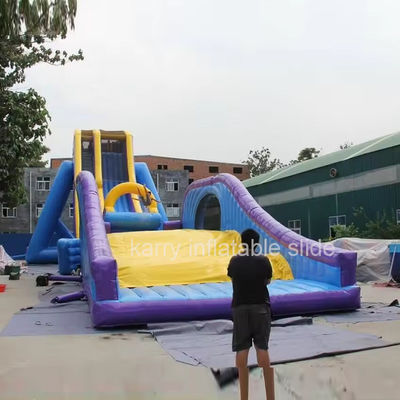 Gran tobogán hinchable para adultos con material de PVC Selección personalizada