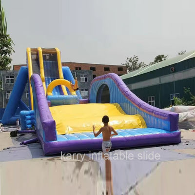 Gran tobogán hinchable para adultos con material de PVC Selección personalizada