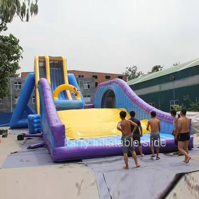 Gran tobogán hinchable para adultos con material de PVC Selección personalizada