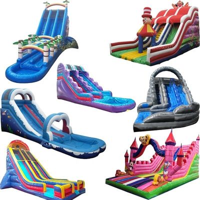 Deslizamiento de agua inflable con piscina mejor colección y espacio libre