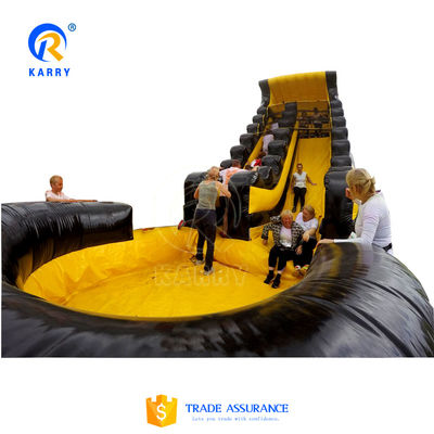 Impresión digital en interiores toboganes de agua atómicos parque de diversiones inflable para niños adultos
