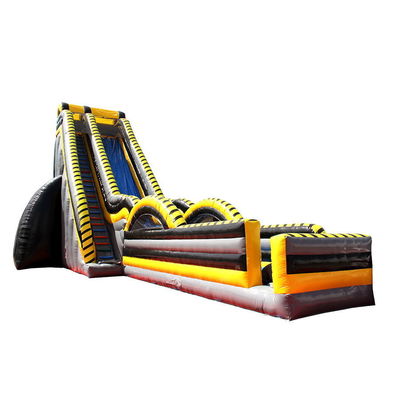 Impresión digital en interiores toboganes de agua atómicos parque de diversiones inflable para niños adultos
