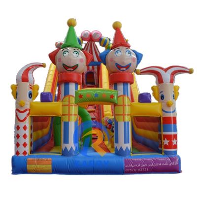 Partida infantil al aire libre Inflable Castillo de salto con tobogán Inflable Sí Tamaños opcionales