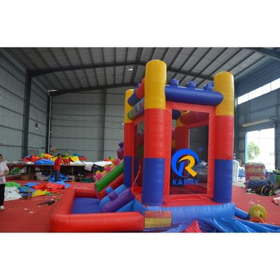 Casa de rebote inflable con tobogán de 13 x 12 x 14,5 pies