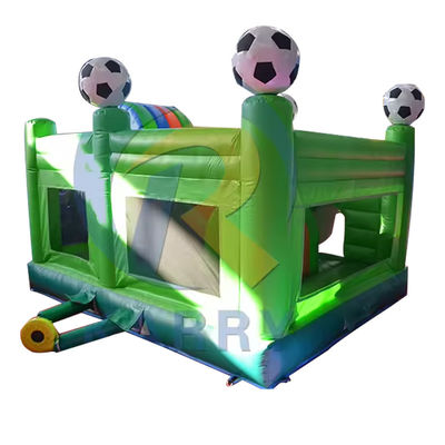 Logotipo personalizado Acceptable Parque de trampolín aerodinámico inflable para patio de juegos al aire libre