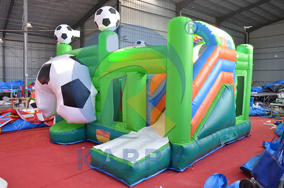 Logotipo personalizado Acceptable Parque de trampolín aerodinámico inflable para patio de juegos al aire libre