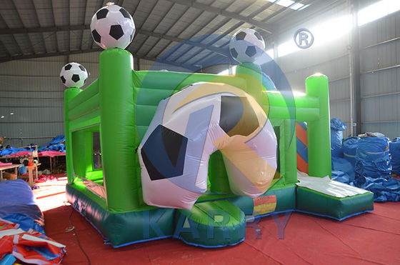Logotipo personalizado Acceptable Parque de trampolín aerodinámico inflable para patio de juegos al aire libre