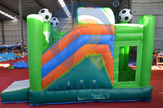 Logotipo personalizado Acceptable Parque de trampolín aerodinámico inflable para patio de juegos al aire libre