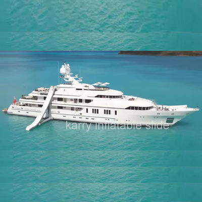 Indoor Outdoor Inflatable Play Water Slide con piscina El último juguete acuático para yates